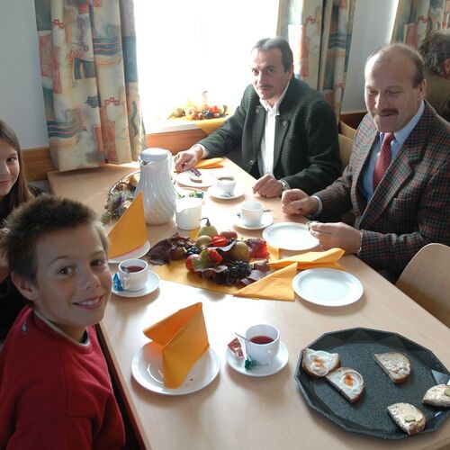 Mario, Nicole und Josef Blauensteiner, Adolf Pritz