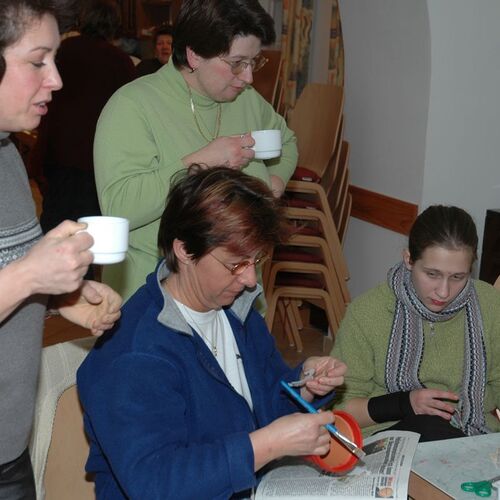 Sylvia Haasler, Helene Reiter, Christa und Michaela Fries