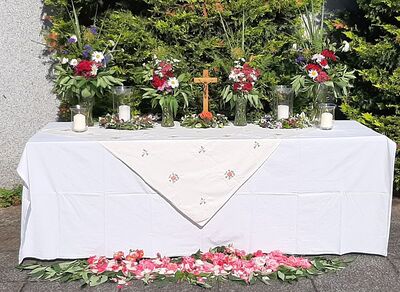 Altar am Brunnenplatz