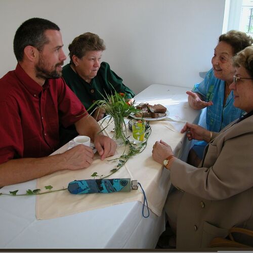 P. Maurus, Gertraud Rethaller, Efriede Brandl, Friederike Jank          
