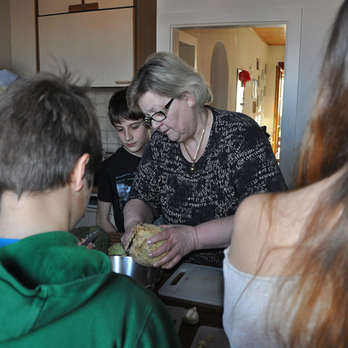 Vorbereitung mit Fr. Philomena Zinner