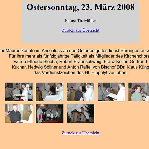 Hippolytorden für Kirchenchormiglieder