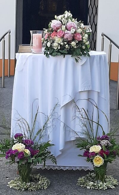 Altar bei der Pfarrkirche