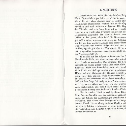 200 Jahre Pfarre Brunnkirchen