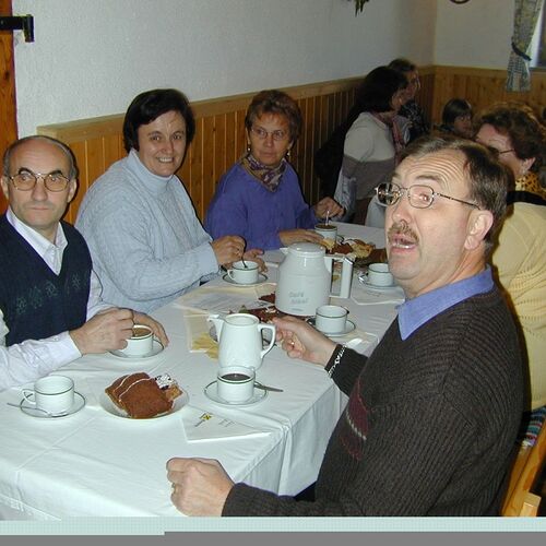 Erhard Gründl, Brigitte Burger, Herta Gründl, Fritz Burger          