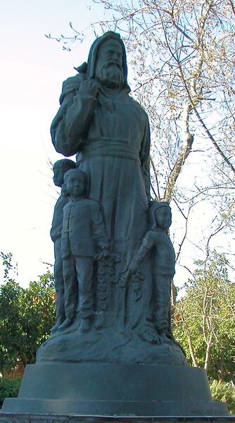 Nikolausstatue in Myra, Lykien, Türkei          