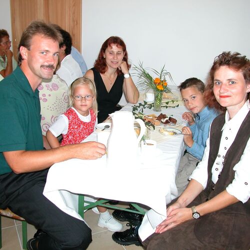 Reinhard und Sabrina Gruber, Martina Reiter, Karin und Dominik Gruber          