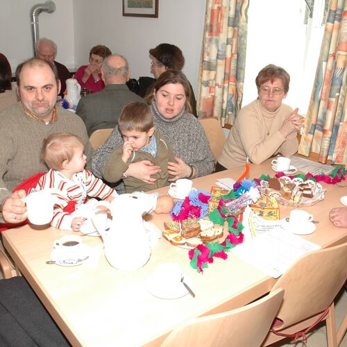 Josef, Hemma, Krispin und Barbara Hintenberger, Frieda und Robert Braunschweig