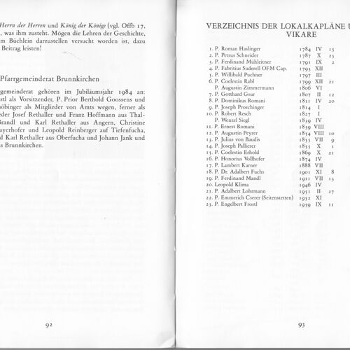 200 Jahre Pfarre Brunnkirchen