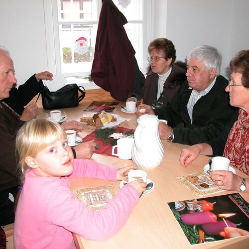 Katharina Tanzer, Anton Lackinger, Frieda und Robert Braunschweig, Franziska Tanzer          