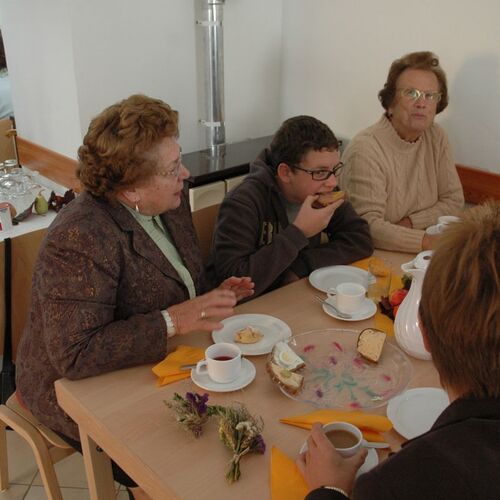 Elfriede, Martin und Marie Brandl