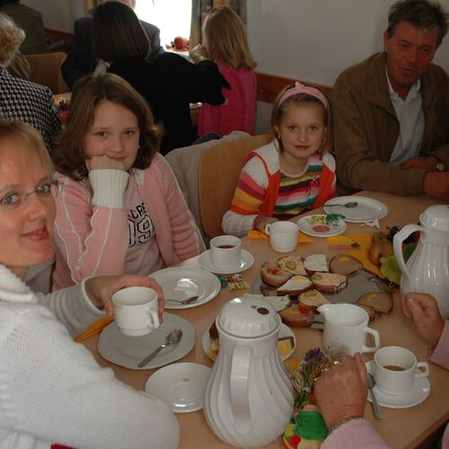 Martina, Verena und Marlene Fleischhacker, Rudolf Kaiblinger, 
