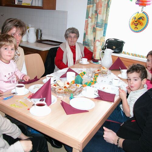 Hanna, Lena und Gabriele Seitner, Anna Michel, Petra, Michael und Petra Sedelmaier